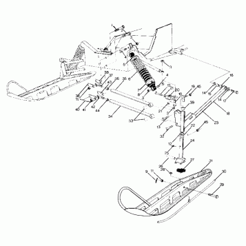 FRONT SUSPENSION AND SKI Sport and Sport GT (4916821682009A)