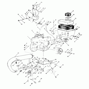 ENGINE MOUNTING Trail Updated 2/90 (4916831683017A)