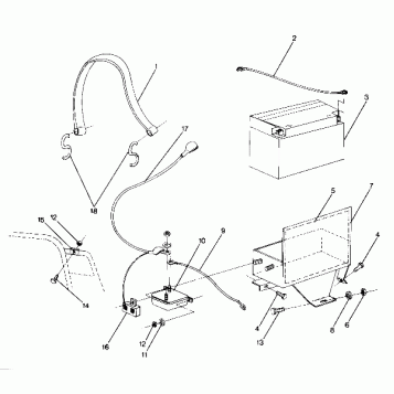 ELECTRIC START COMPONENTS Trail  ES and Deluxe (4916831683021A)