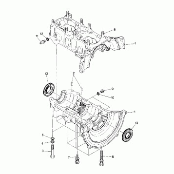 CRANKCASE Trail (4916831683025A)