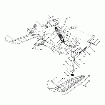 FRONT SUSPENSION AND SKI SuperTrak (4917131713007A)