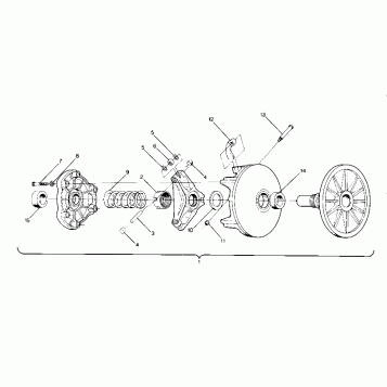 DRIVE CLUTCH SuperTrak (4917131713017A)