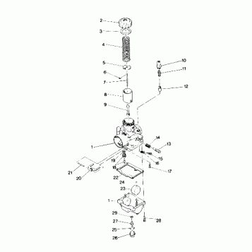 CARBURETOR SuperTrak *DEALER MUST VERIFY JETTING  &   CARBURETOR ASSEMBLY N (4917131713030A)