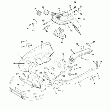 NOSE PAN AND CONSOLE Indy Lite And Star Lite (4918591859005A)