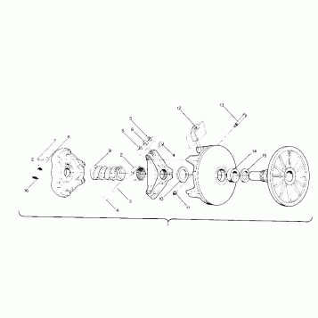 DRIVE CLUTCH  Star Lite (4918591859019A)
