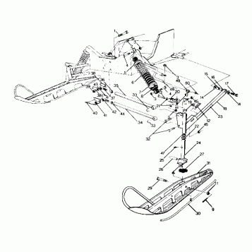 FRONT SUSPENSION & SKI 400 (4919241924007A)