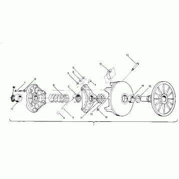 DRIVE CLUTCH 400 (4919241924012A)