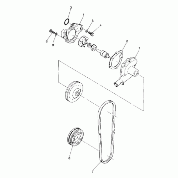 WATER PUMP 400 (4919241924028A)