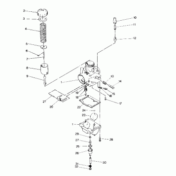 CARBURETOR 400 (4919241924031A)