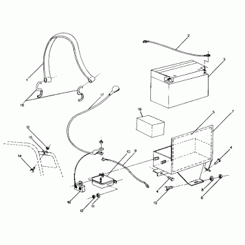 ELECTRIC START COMPONENTS  500 and 500 Classic (4919251925017A)