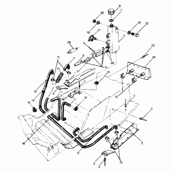 COOLING SYSTEM 500 and 500 Classic (4919251925019A)