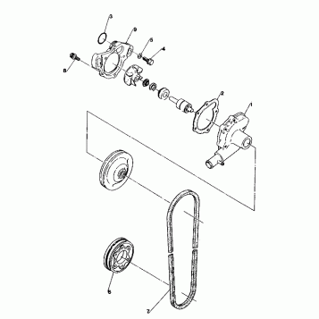 WATER PUMP 500 and 500 Classic (4919251925032A)