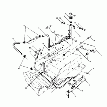 COOLING SYSTEM  650 and 650 SKS (4919261926019A)