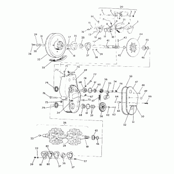 BRAKE AND CHAINCASE Sport and Sport GT (4919271927015A)