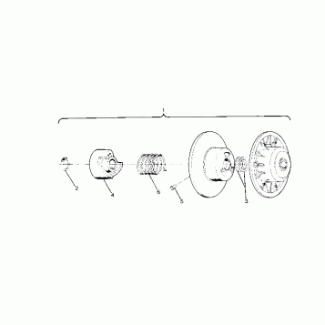 DRIVEN CLUTCH Sport and Sport GT (4919271927024A)