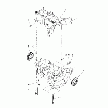 CRANKCASE SPORT & SPORT GT (4919271927029A)