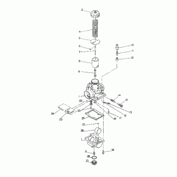 CARBURETOR SPORT & SPORT GT (4919271927036A)