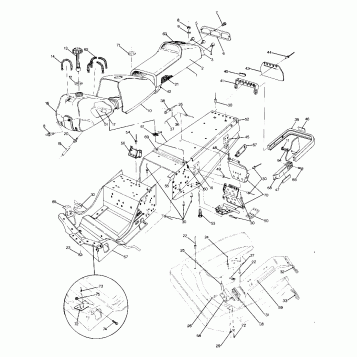 CHASSIS AND SEAT Trail (4919281928001A)