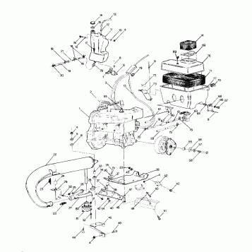 ENGINE MOUNTING Trail (4919281928017A)