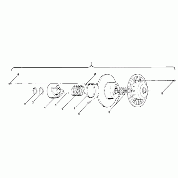 DRIVEN CLUTCH Trail (4919281928020A)