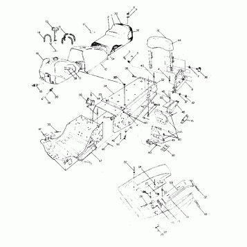 CHASSIS AND SEAT SuperTrak (4919291929001A)