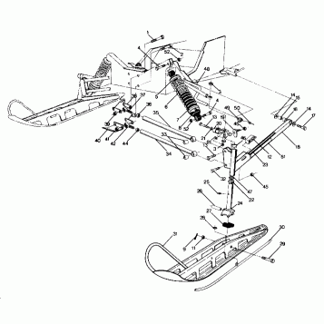 FRONT SUSPENSION AND SKI SuperTrak (4919291929007A)