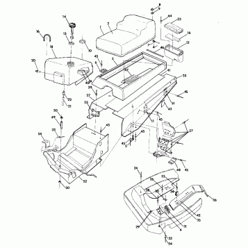CHASSIS AND SEAT WideTrak (4919301930001A)