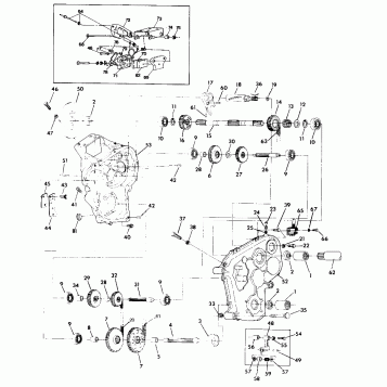 BRAKE AND CHAINCASE WideTrak (4919301930013A)