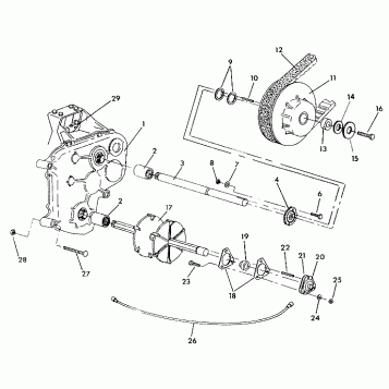 TRACK AND DRIVE SHAFT WideTrak (4919301930020A)