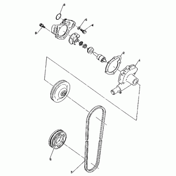 WATER PUMP WideTrak (4919301930030A)
