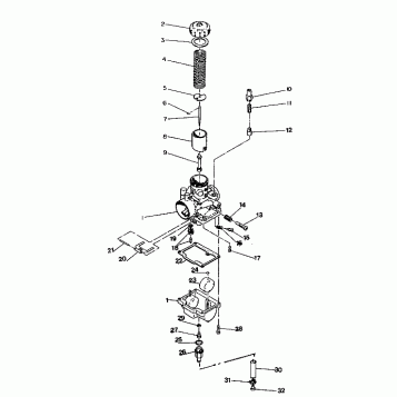 CARBURETOR-EC50PL-03 WideTrak (4919301930033A)