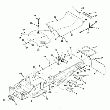 CHASSIS AND SEAT  Indy Lite and Star Lite (4919311931001A)