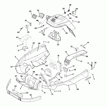 NOSEPAN AND CONSOLE Indy Lite and Star Lite (4919311931005A)