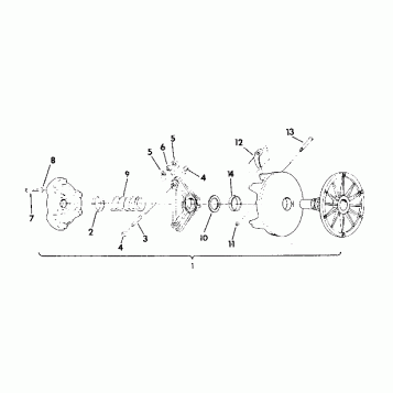 DRIVE CLUTCH Indy Lite (4919311931019B)