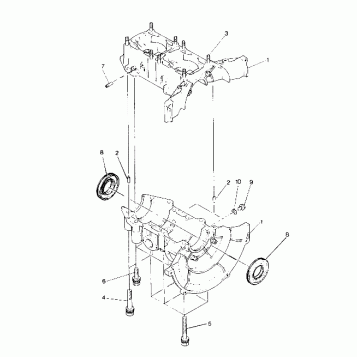 CRANKCASE Indy Lite (4919311931024A)