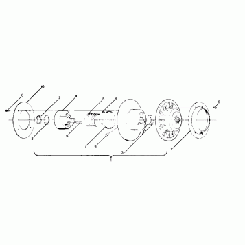 DRIVEN CLUTCH  650 RXL (4919531953011A)