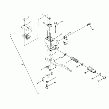 MASTER CYLINDER 650 RXL (4919531953020A)