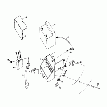 BATTERY BOX ASM.  650 RXL (4919531953021A)