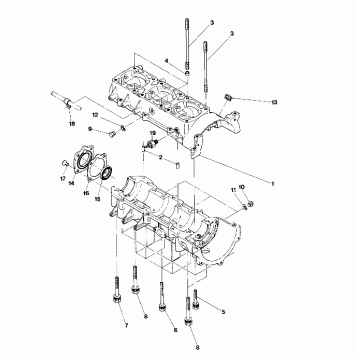 CRANKCASE 650 RXL (4919531953023A)