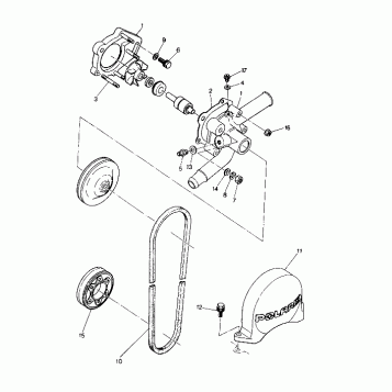WATER PUMP 650 RXL (4919531953027A)