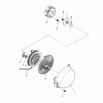 RECOIL STARTER 650 RXL (4919531953028A)