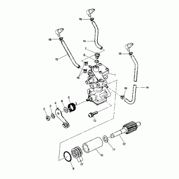OIL PUMP 650 RXL (4919531953030A)