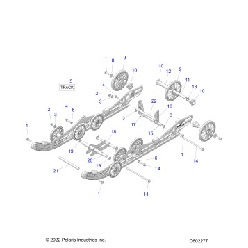 SUSPENSION, REAR - S24TDE6RS (C602277)