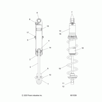 SUSPENSION, SHOCK, IFS MONOTUBE - S24TFK6RS (601539)