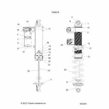SUSPENSION, SHOCK, IFS  -  S23TDL6KSA (602234)