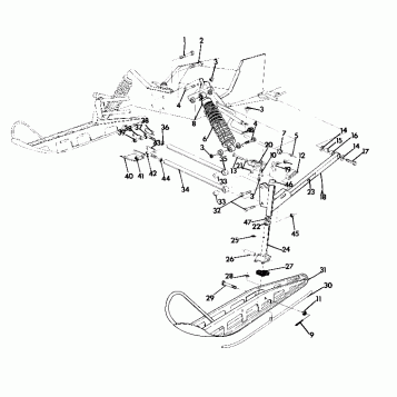 FRONT SUSPENSION & SKI 400 XC (4920122012007A)