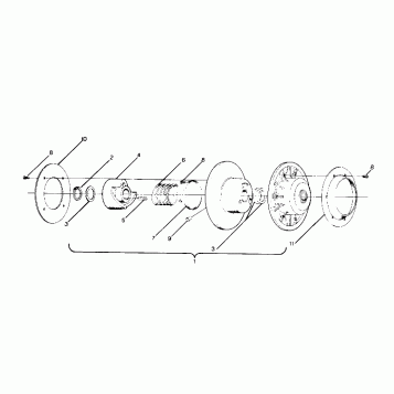 DRIVEN CLUTCH 400 XC (4920122012011A)