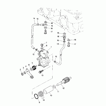 OIL PUMP  400 XC (4920122012033A)