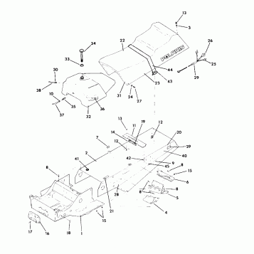 CHASSIS AND SEAT Indy Lite GT (4920132013001A)