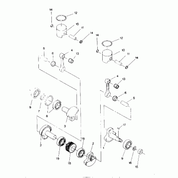 PISTON AND CRANKSHAFT Indy Lite GT (4920132013023A)
